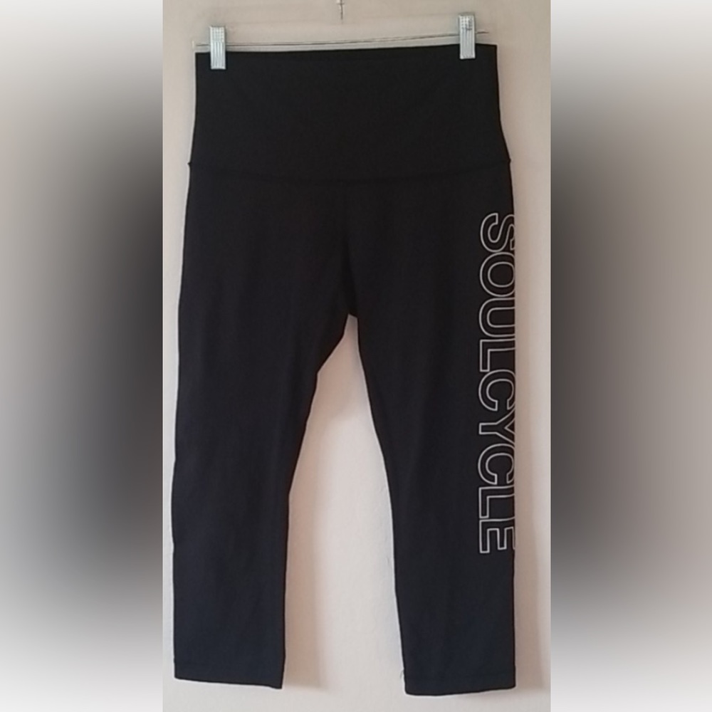 LULULEMON for Soul Cycle cropped leggings, size 10, very good used condition! 😊